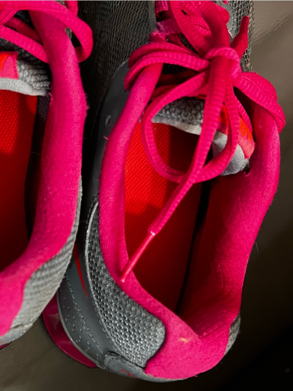 Nike Reax Running Shoes Gray Pink Women’s Sneakers Athletic Trainers - Picture 5 of 6